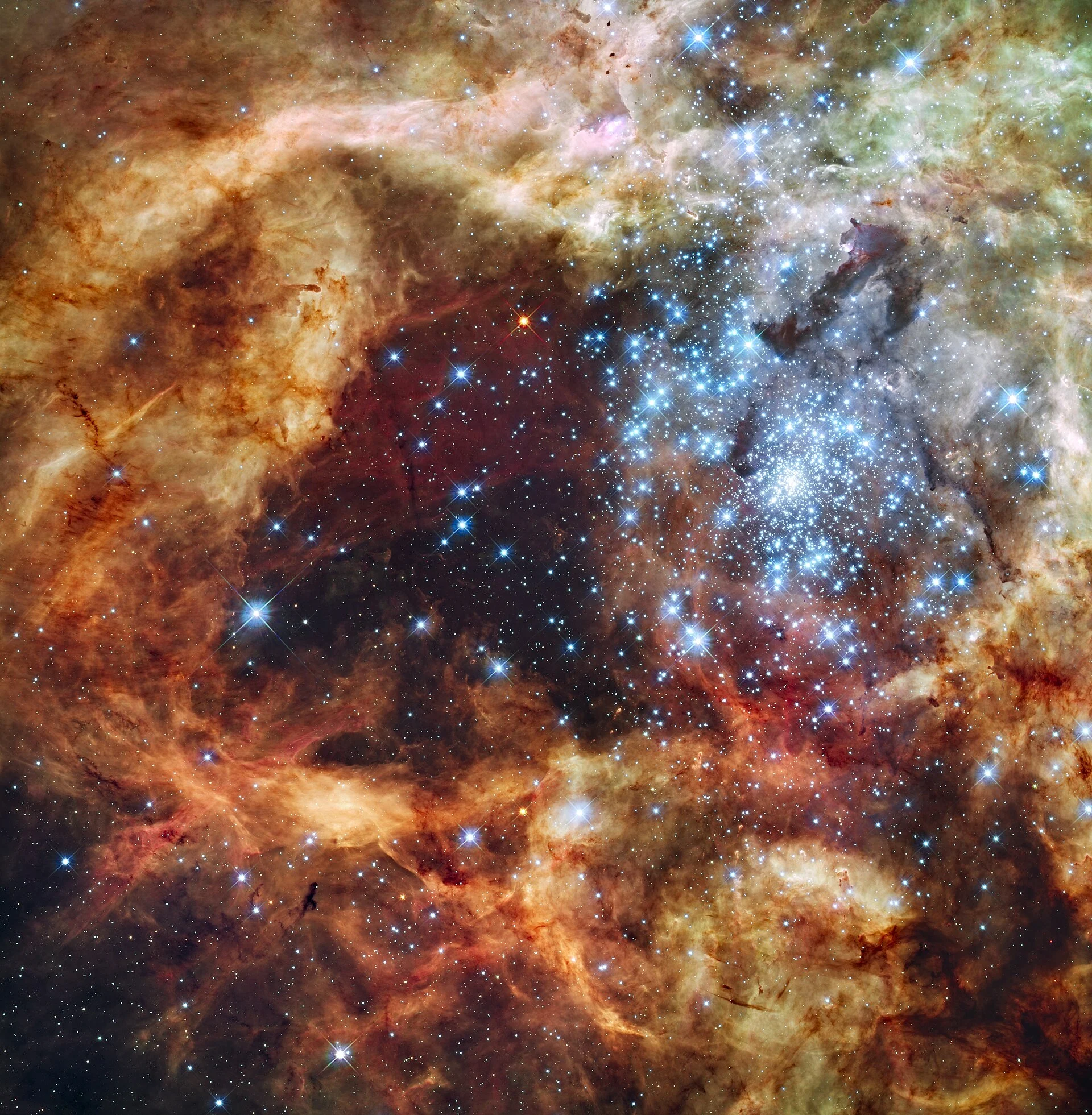 Φωτογραφία: NASA, ESA, F. Paresce (INAF-IASF, Bologna, Italy), R. O'Connell (University of V · Πηγή: Wikimedia Commons (Public domain)