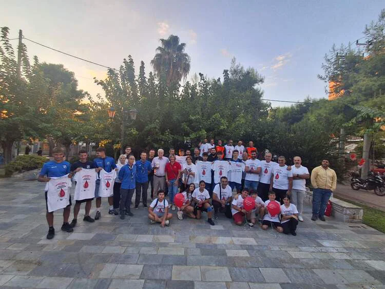 Η «Φλόγα της Αιμοδοσίας» στην Καλλιθέα: Μια πόλη-μια μεγάλη διαδρομή προσφοράς και αλληλεγγύης