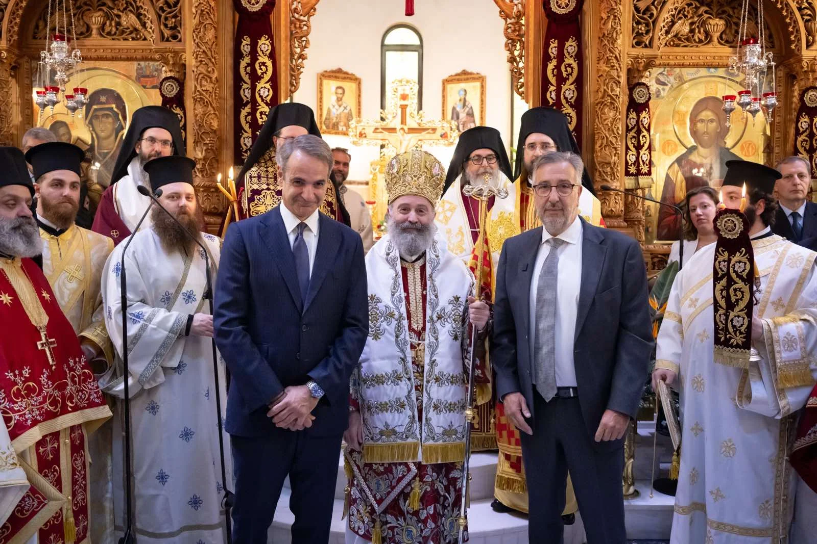 Παρουσία του Πρωθυπουργού Κυριάκου Μητσοτάκη και του Αρχιεπισκόπου Αυστραλίας Μακαρίου ο εορτασμός του Πολιούχου Αγίου Δημητρίου